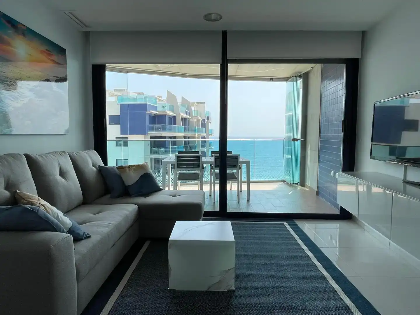 Sala de estar de Apartamento en venta en Torrevieja con Aire acondicionado y Balcón