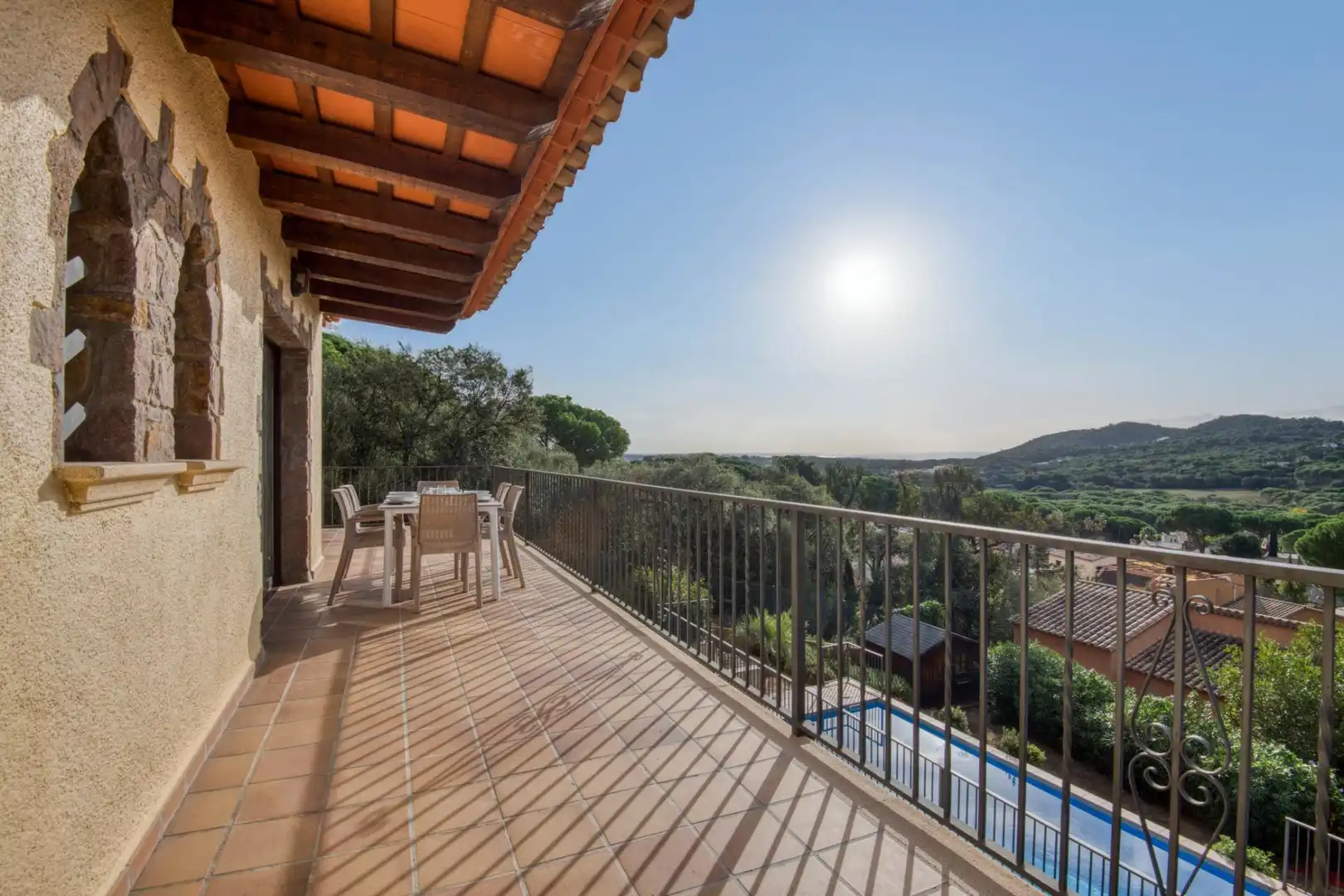 Terrassa de Casa o xalet en venda en Calonge i Sant Antoni amb Calefacció, Terrassa i Piscina