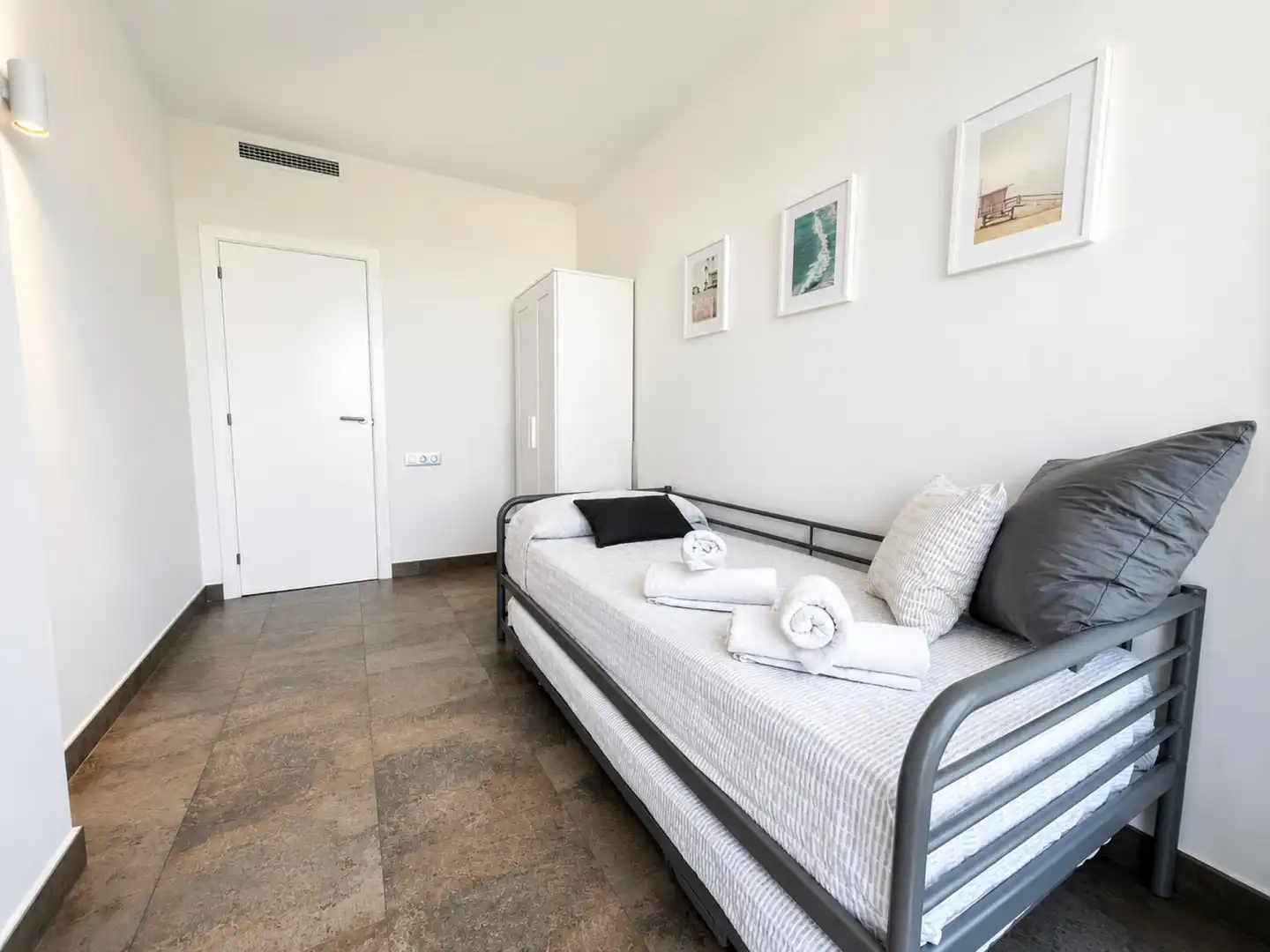 Dormitori de Apartament en venda en Castell d'Aro, Platja d'Aro i s'Agaró amb Calefacció, Jardí privat i Terrassa