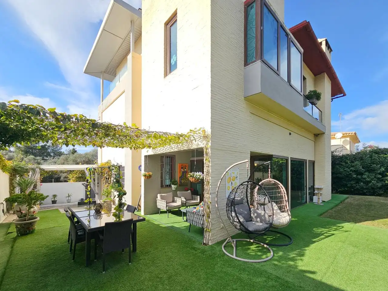 Terraza de Casa o chalet en venta en Montequinto con Aire acondicionado, Jardín privado y Terraza