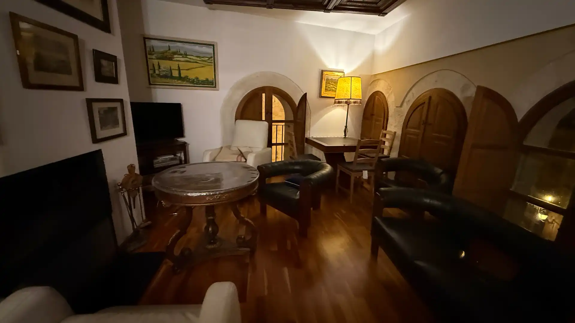 Sala de estar de Piso en venta en Chinchilla de Monte-Aragón con Calefacción, Parquet y Lavadora