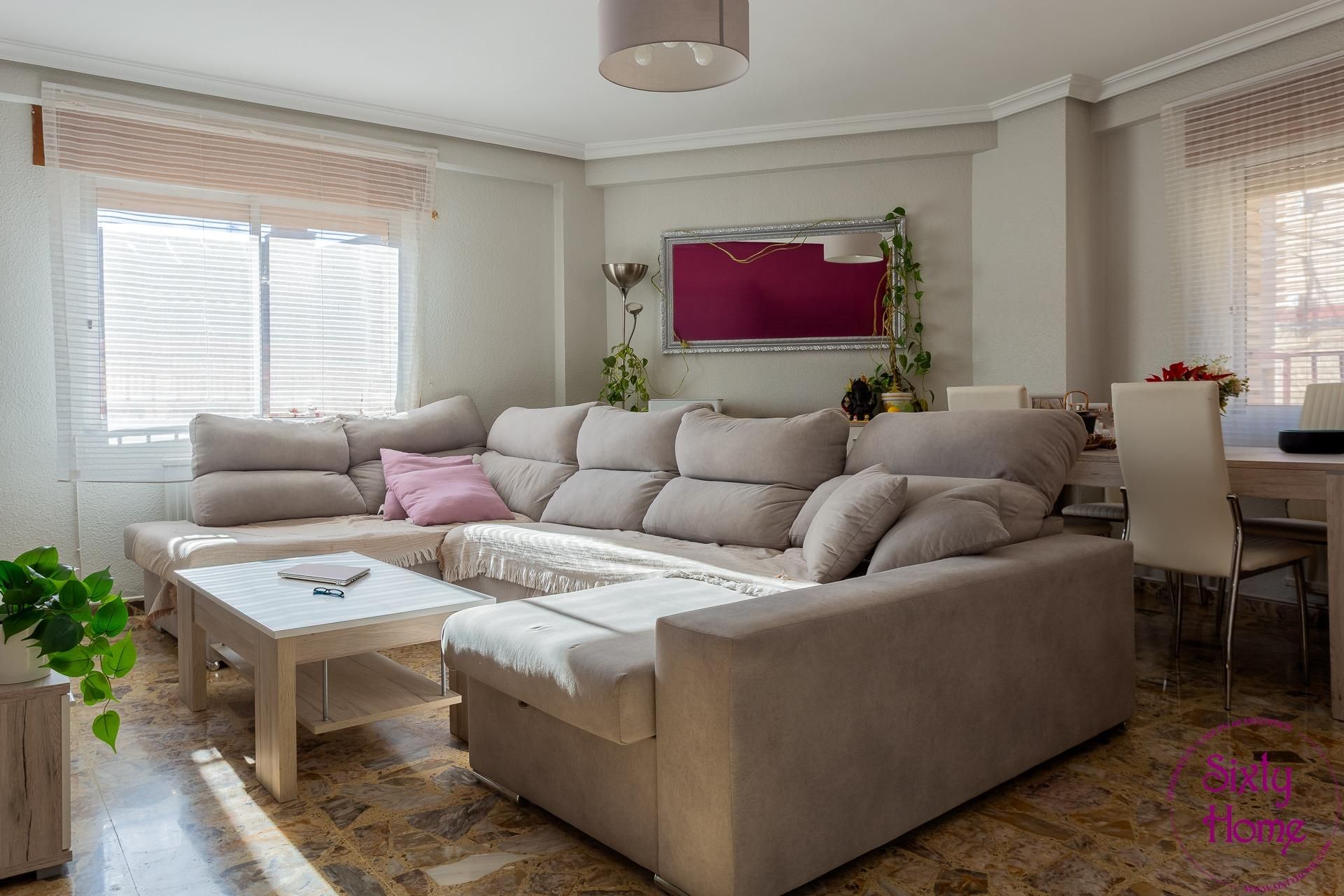 Living room of Flat for sale in Morata de Jalón  with Heating, Terrace and Storage room