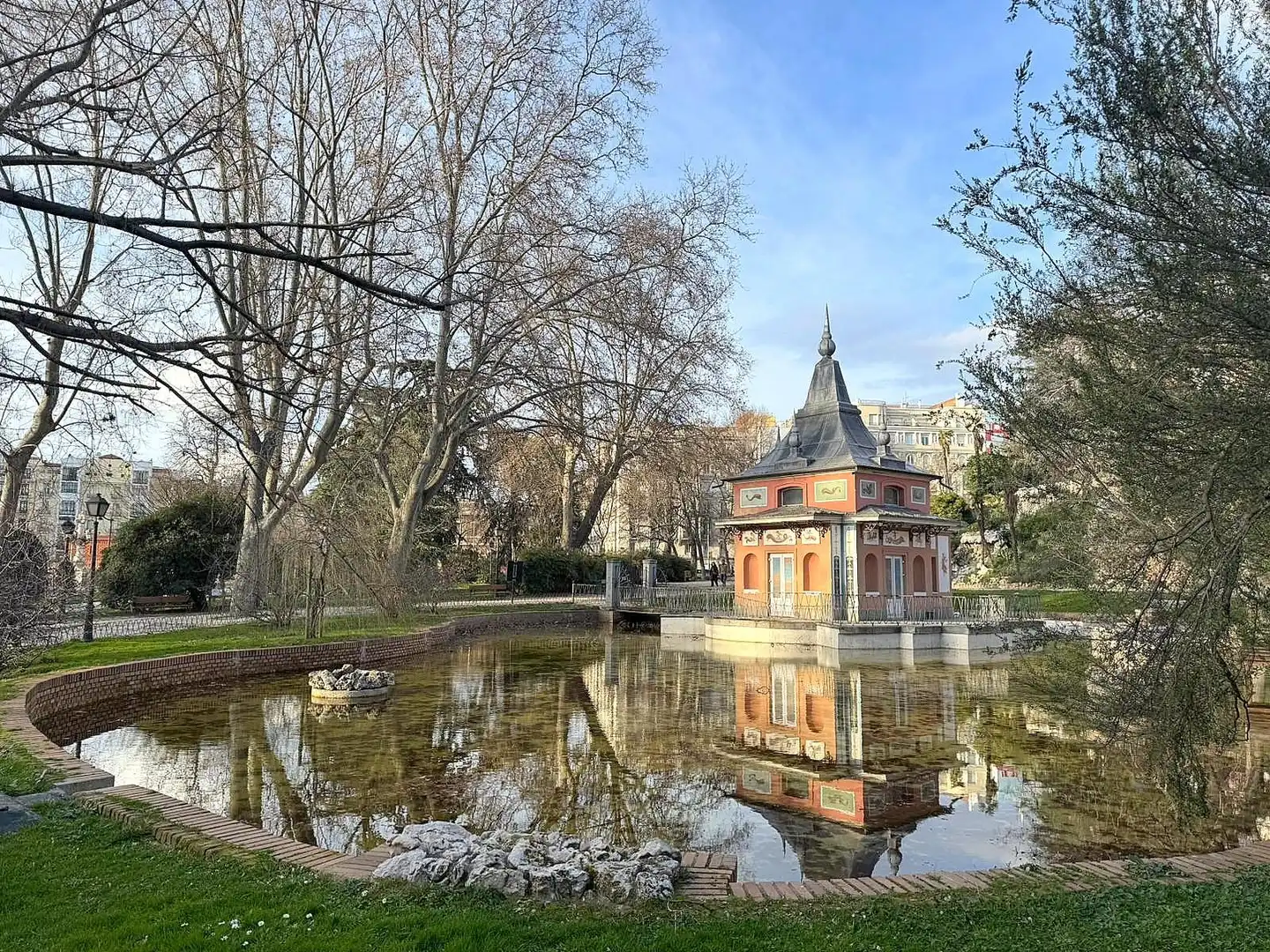 Garden of Flat for sale in Madrid  with Heating, Parquet flooring and Furnished