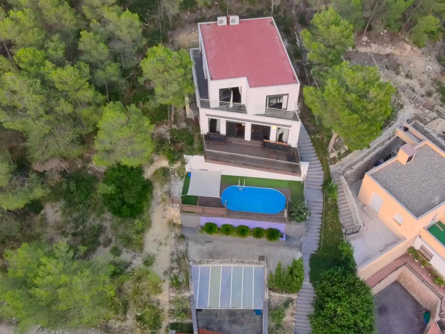 Jardín de Casa o chalet en venta en Olivella con Aire acondicionado, Calefacción y Jardín privado