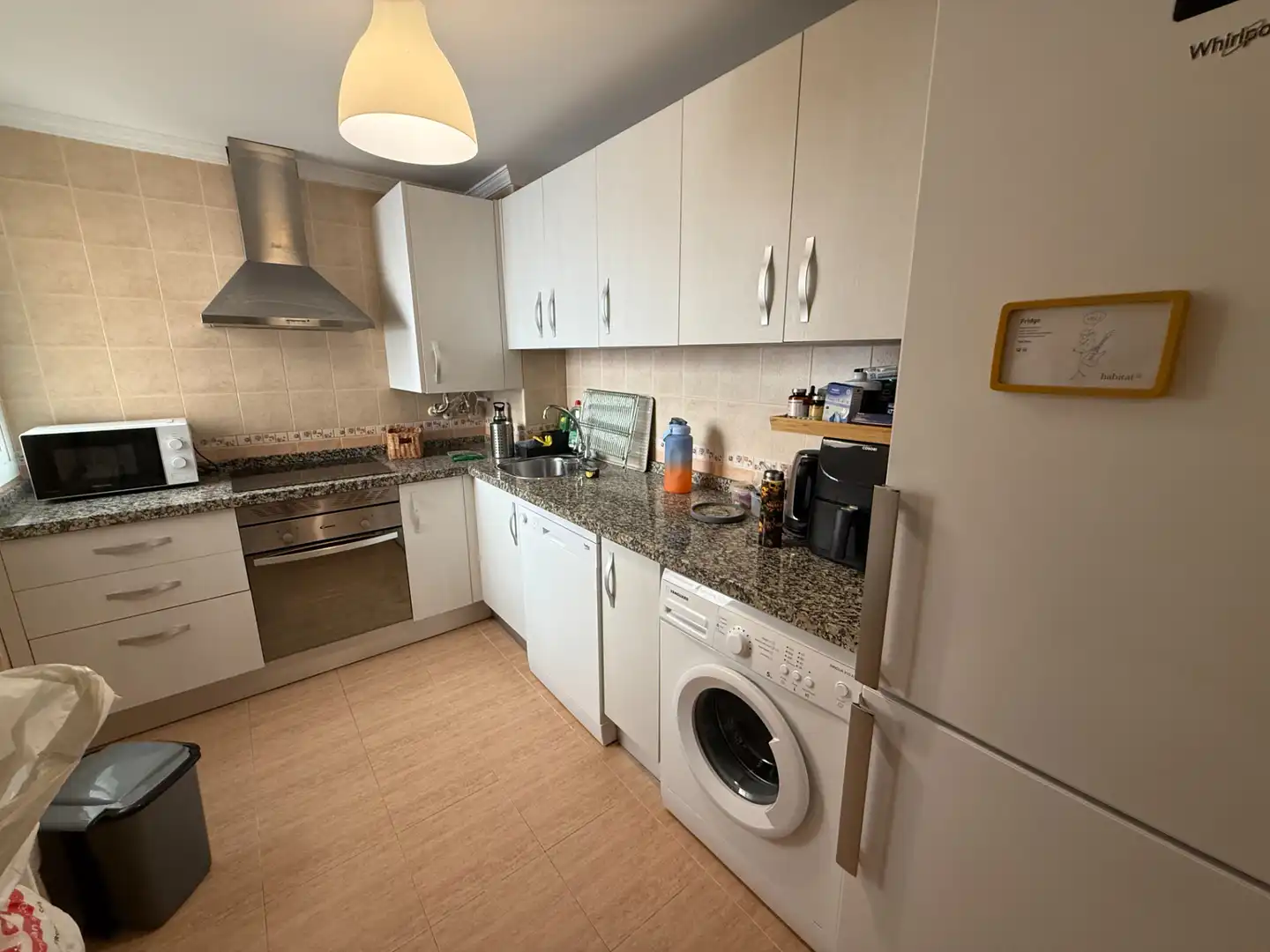 Kitchen of Flat for rent in Cártama  with Air Conditioner, Furnished and Balcony