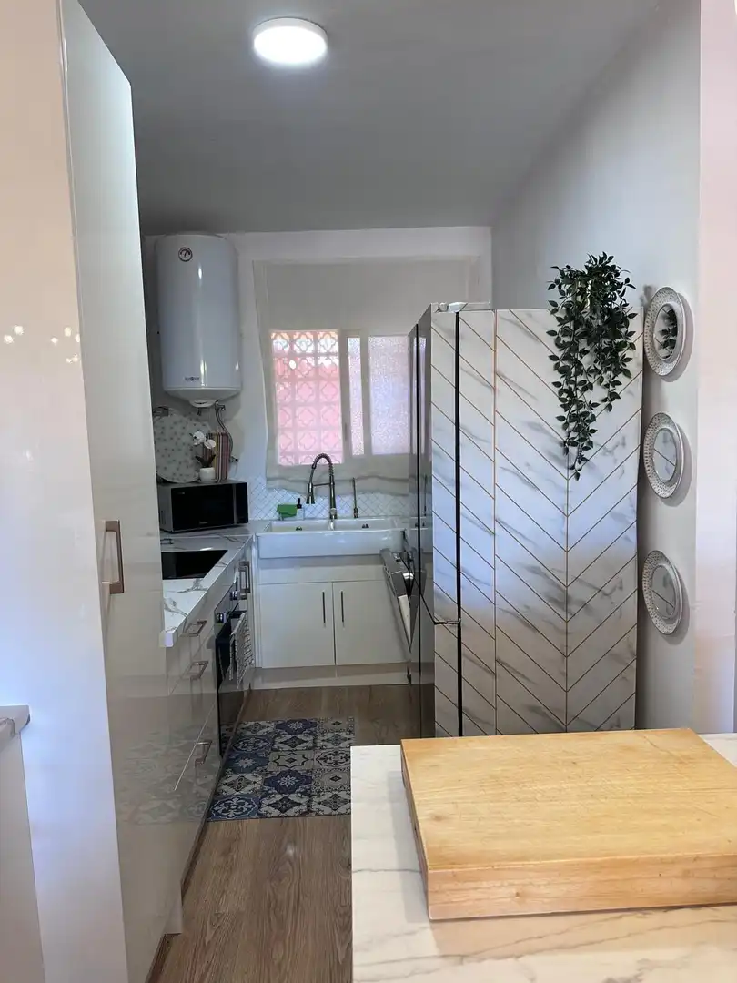 Cocina de Apartamento en venta en Marbella con Jardín privado, Terraza y Trastero