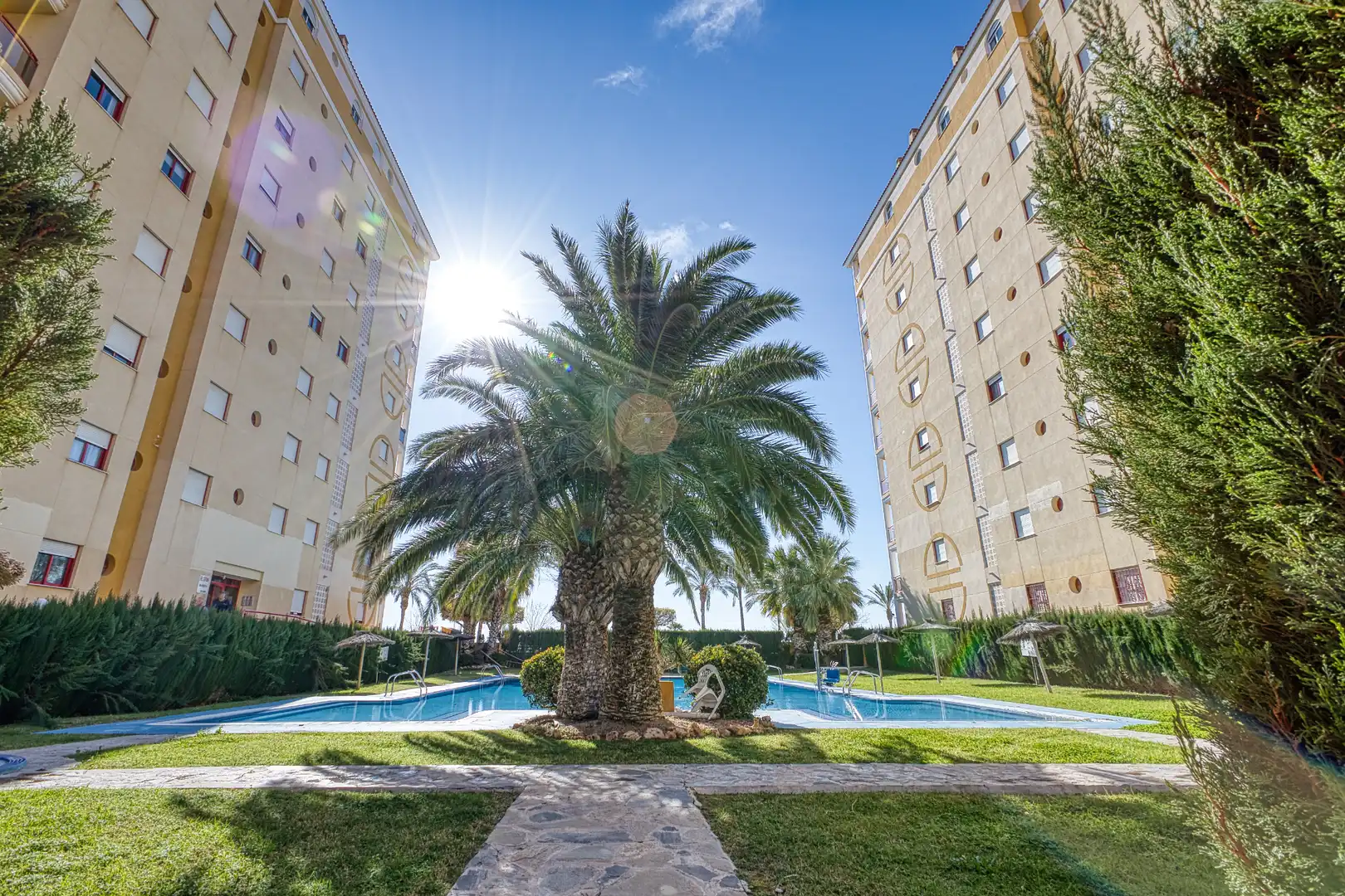 Piscina de Piso en venta en Villajoyosa / La Vila Joiosa con Terraza, Horno y Piscina comunitaria