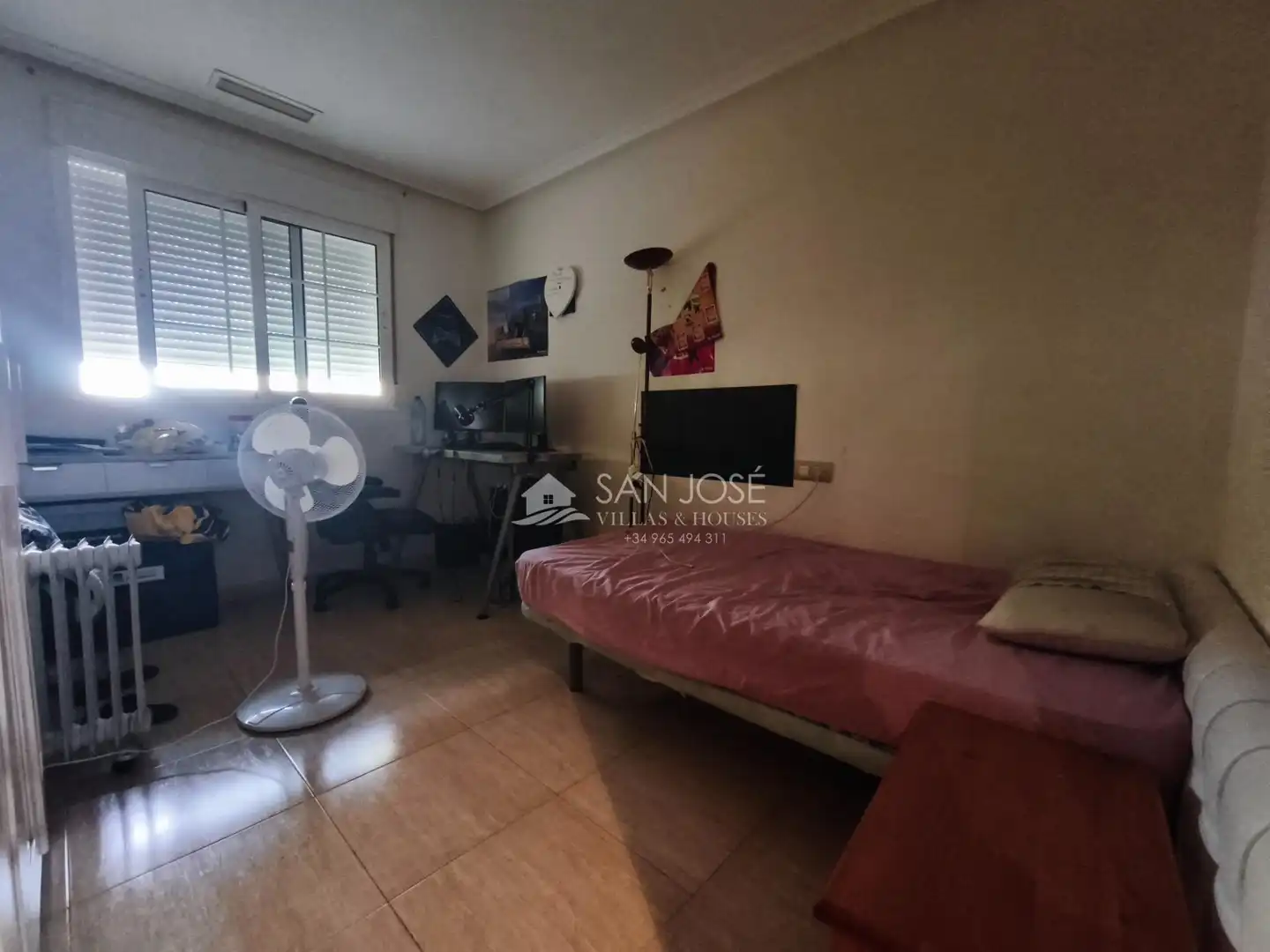 Bedroom of Flat for sale in Aspe  with Air Conditioner, Heating and Balcony