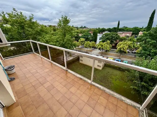 Terrasse von Dachboden zur Miete in Sant Cugat del Vallès mit Klimaanlage, Heizung und Terrasse