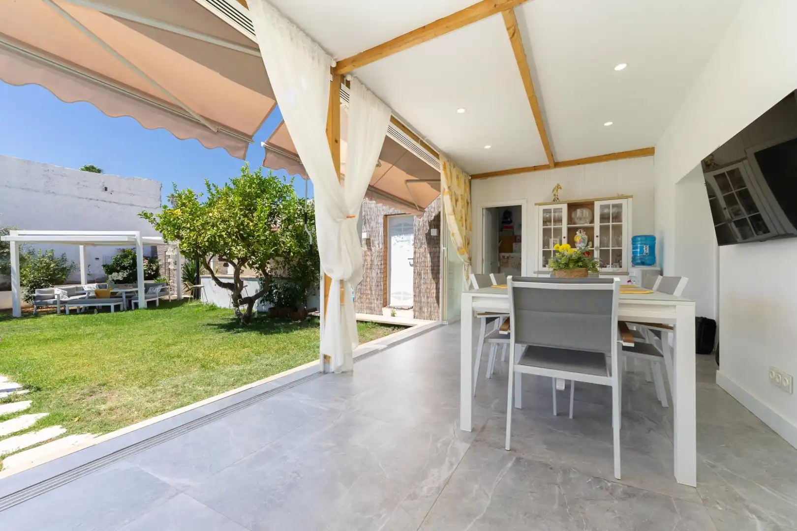 Terraza de Casa o chalet en venta en Málaga con Aire acondicionado, Jardín privado y Terraza