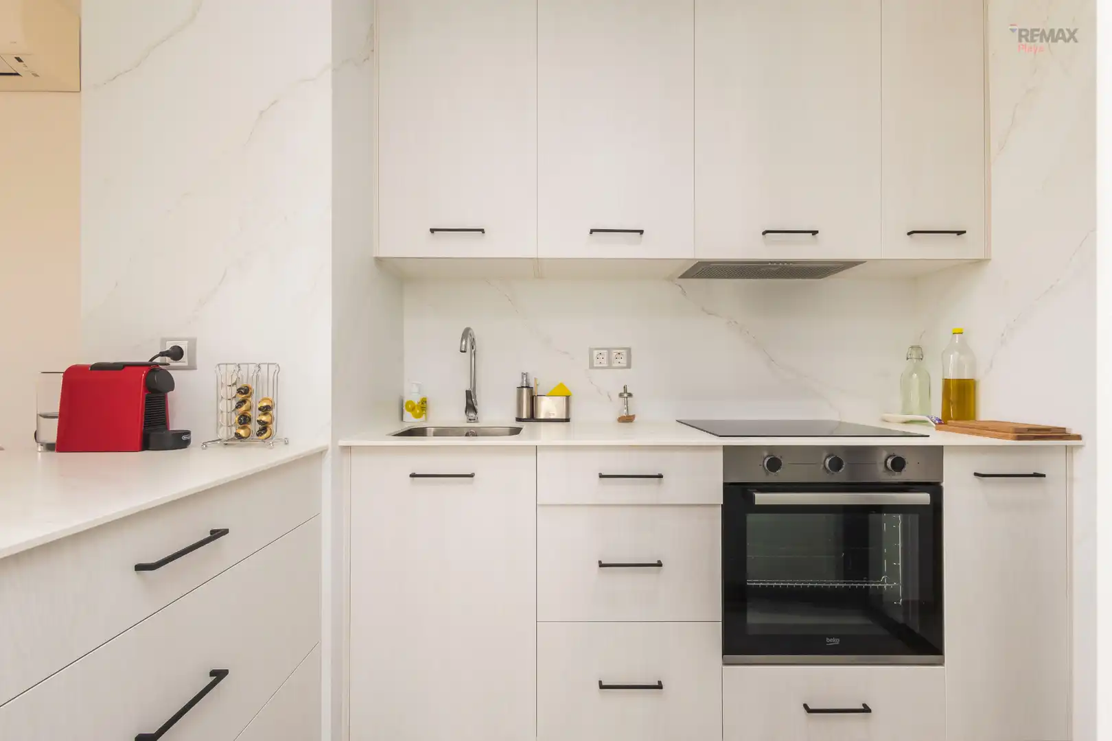 Kitchen of Apartments for sale in Vera  with Air Conditioner, Private garden and Terrace