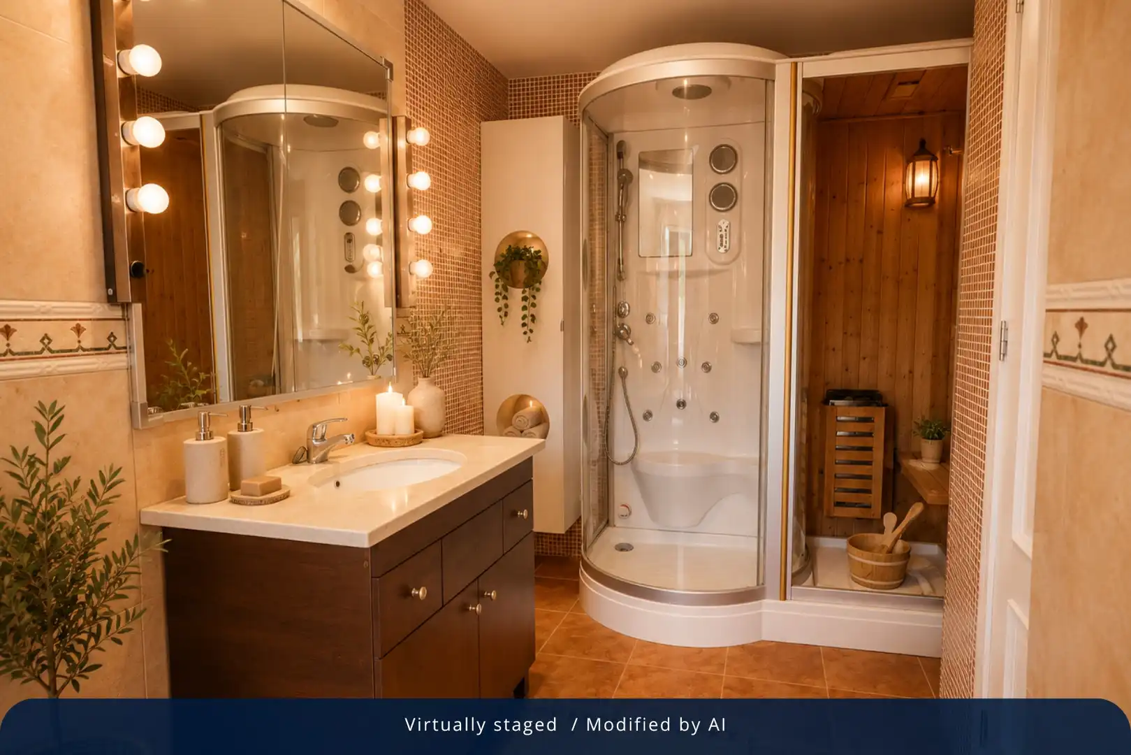 Baño de Casa o chalet en venta en Benalmádena con Aire acondicionado, Calefacción y Jardín privado