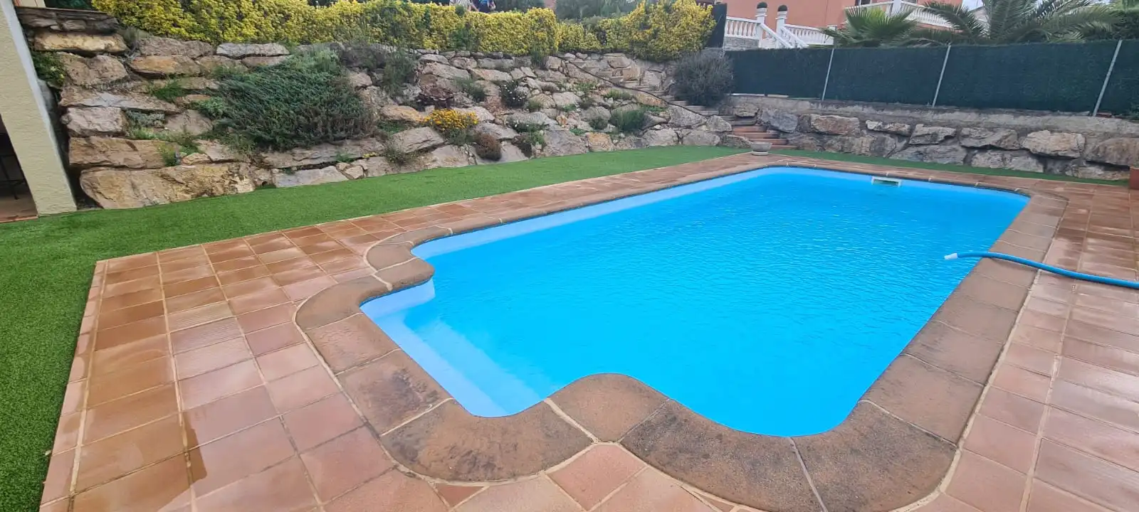 Swimming pool of Houses for sale in Caldes de Malavella  with Air Conditioner, Heating and Private garden