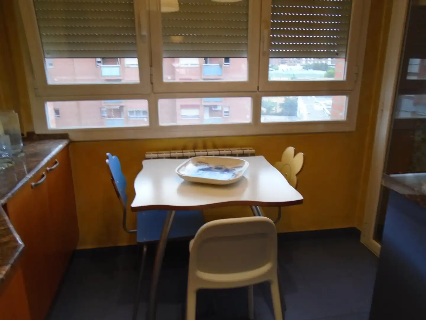 Comedor de Piso de alquiler en Lleida con Calefacción, Amueblado y Balcón