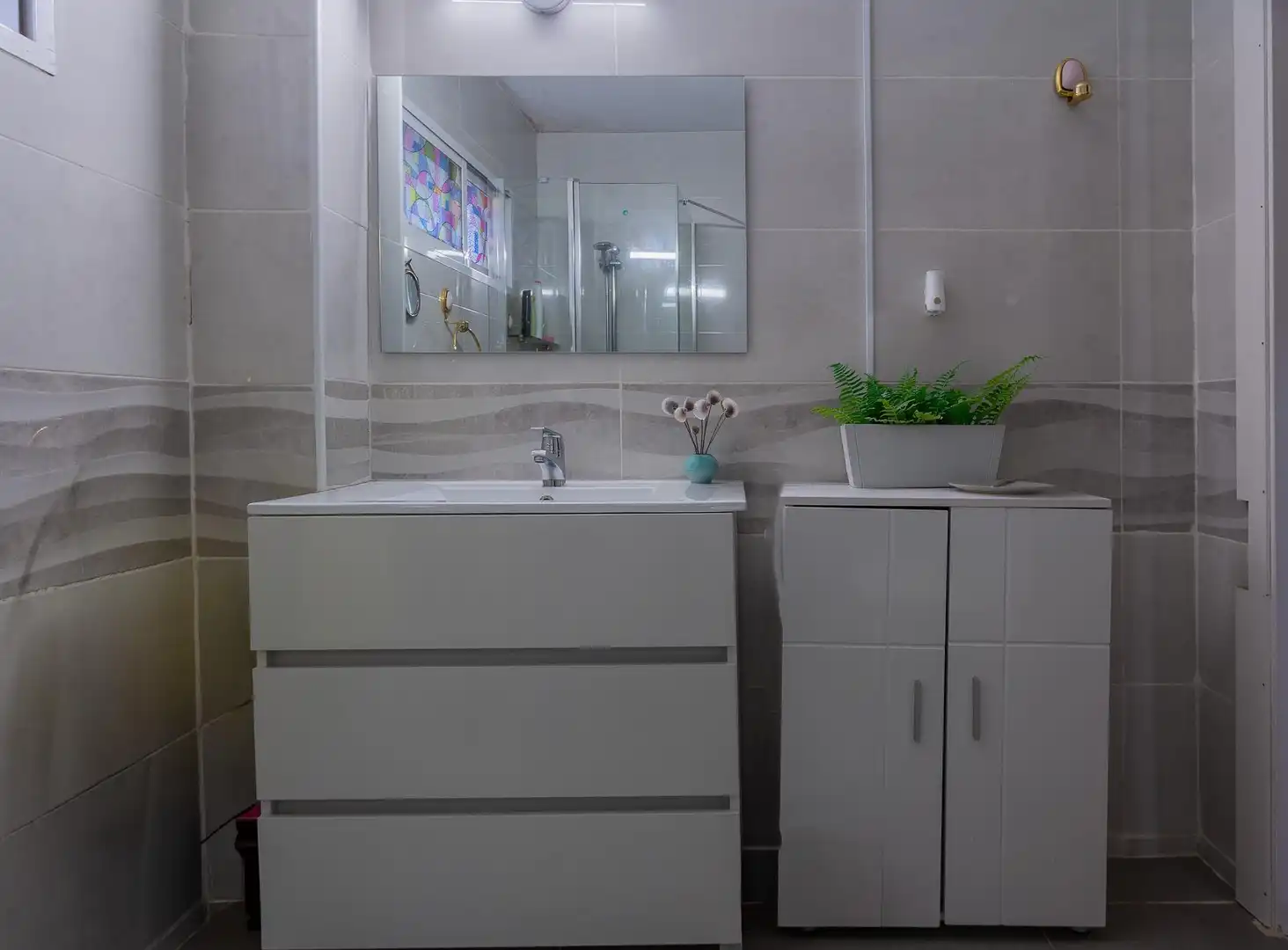Baño de Casa o chalet en venta en Villar del Olmo con Calefacción, Jardín privado y Terraza