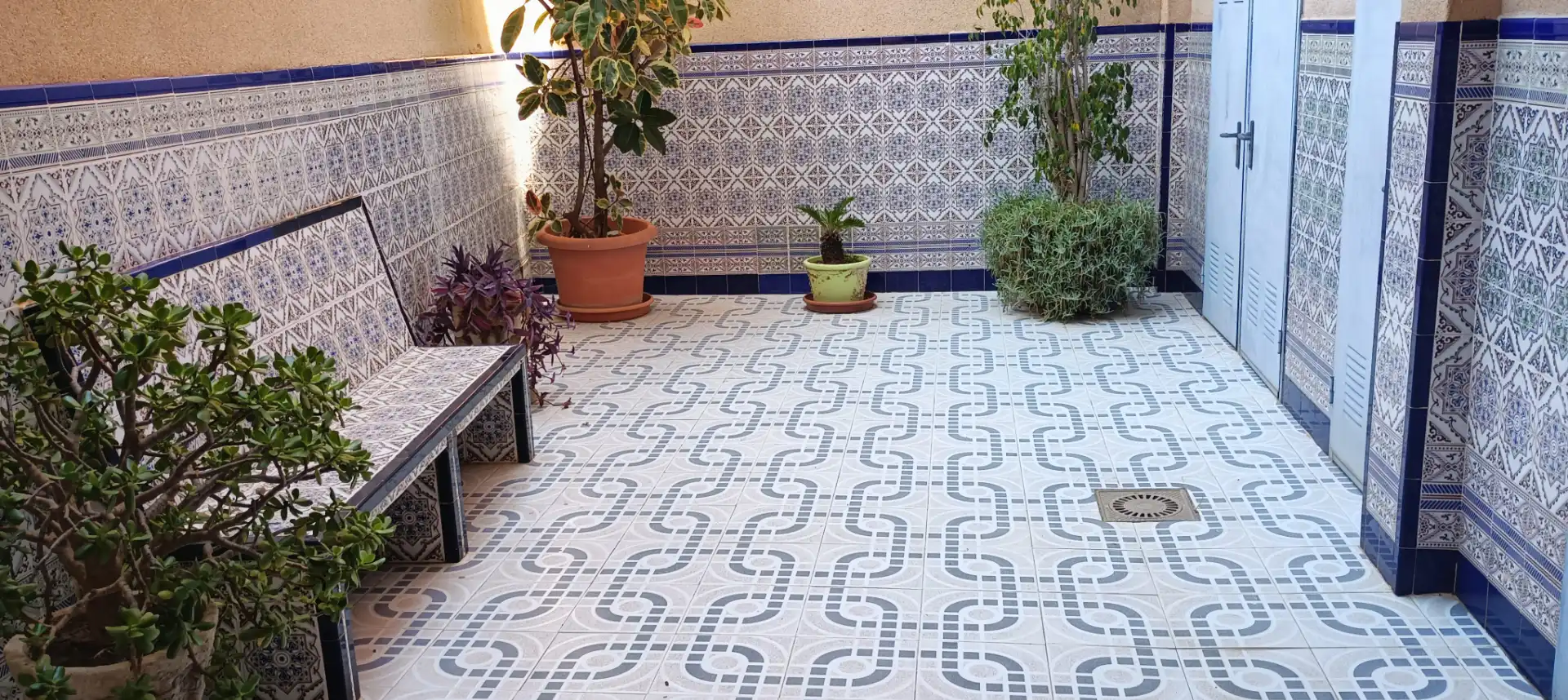 Terraza de Apartamento en venta en Mazarrón con Calefacción, Amueblado y Horno
