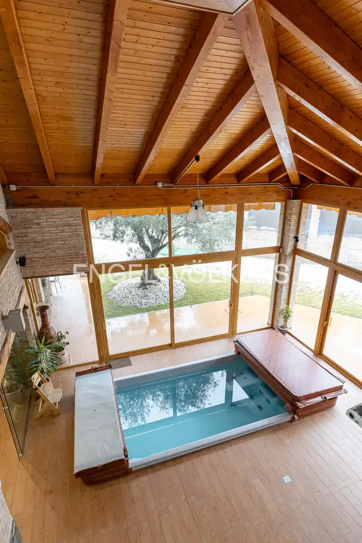 Piscina de Casa o chalet en venta en Venturada con Aire acondicionado, Calefacción y Jardín privado