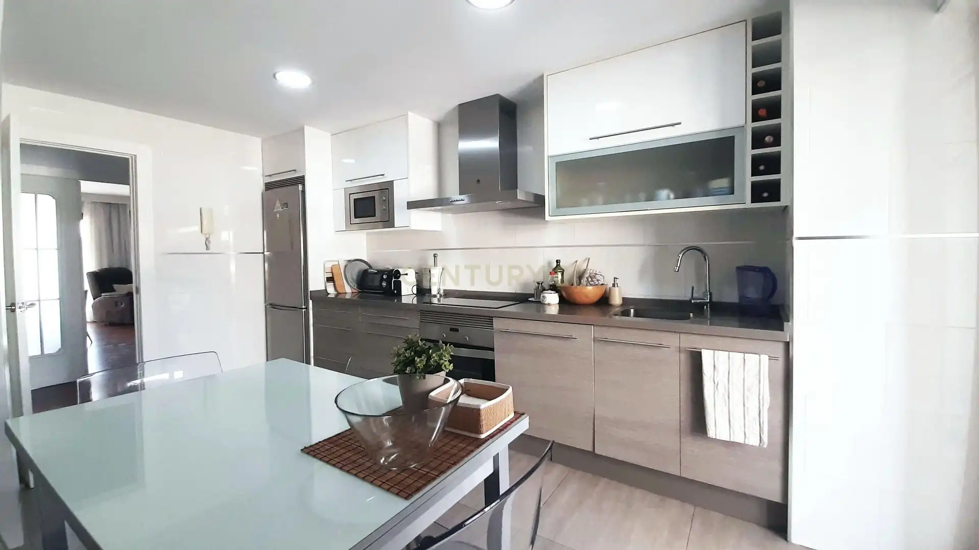 Kitchen of Flat for rent in Málaga  with Air Conditioner, Oven and Washing machine