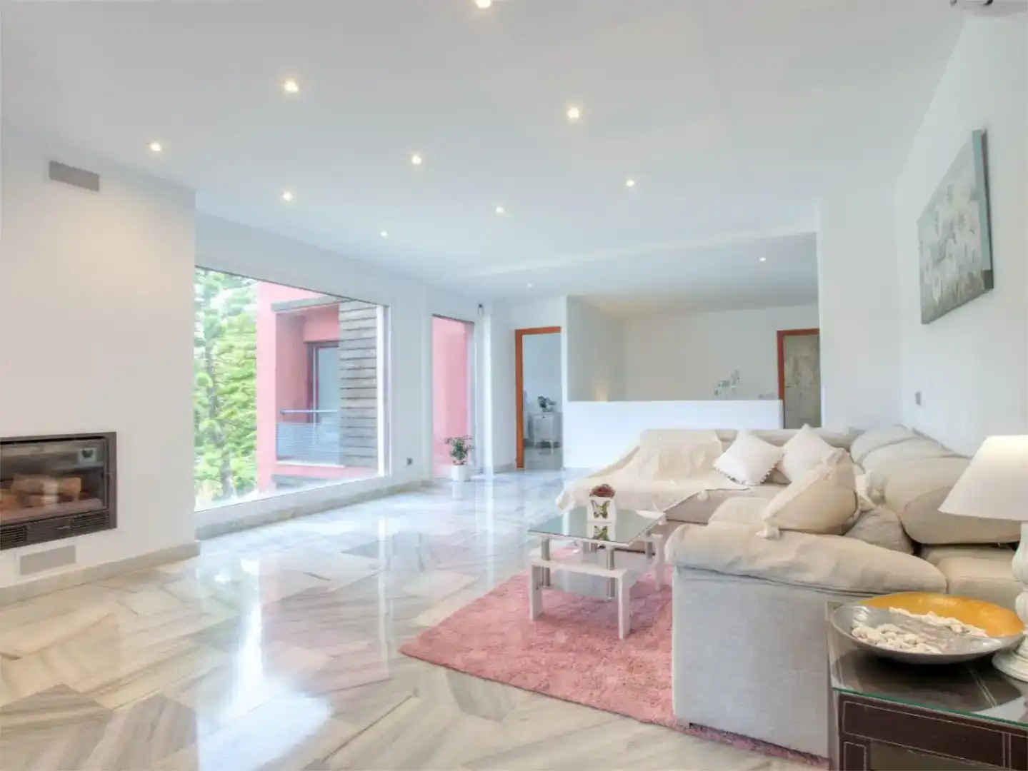 Sala d'estar de Casa o xalet en venda en Benahavís amb Aire condicionat, Piscina i Balcó