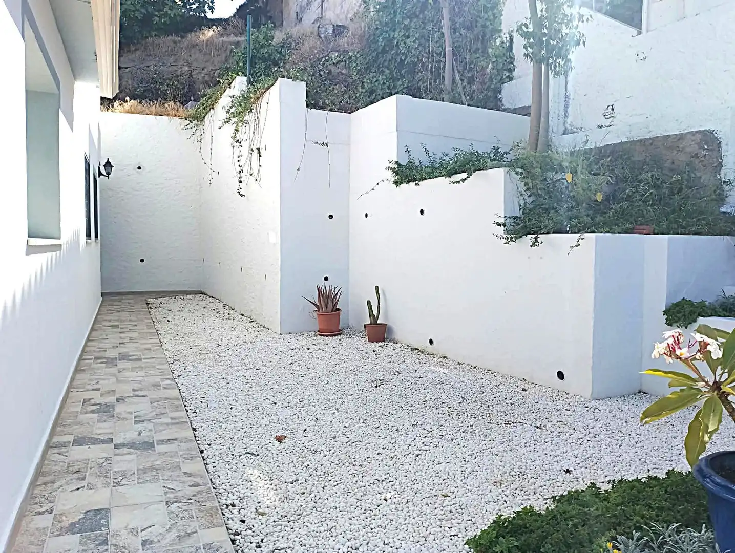 Garten von Wohnung zur Miete in Málaga mit Klimaanlage, Privatgarten und Terrasse
