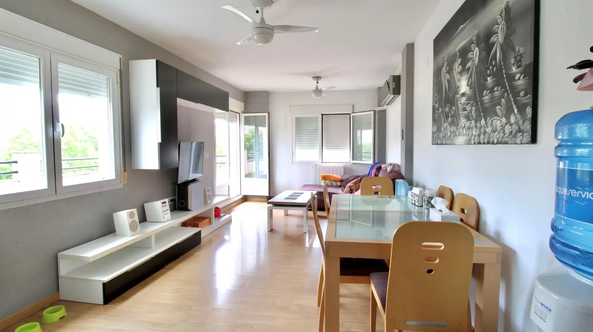 Sala de estar de Ático en venta en Churriana de la Vega con Aire acondicionado, Calefacción y Terraza
