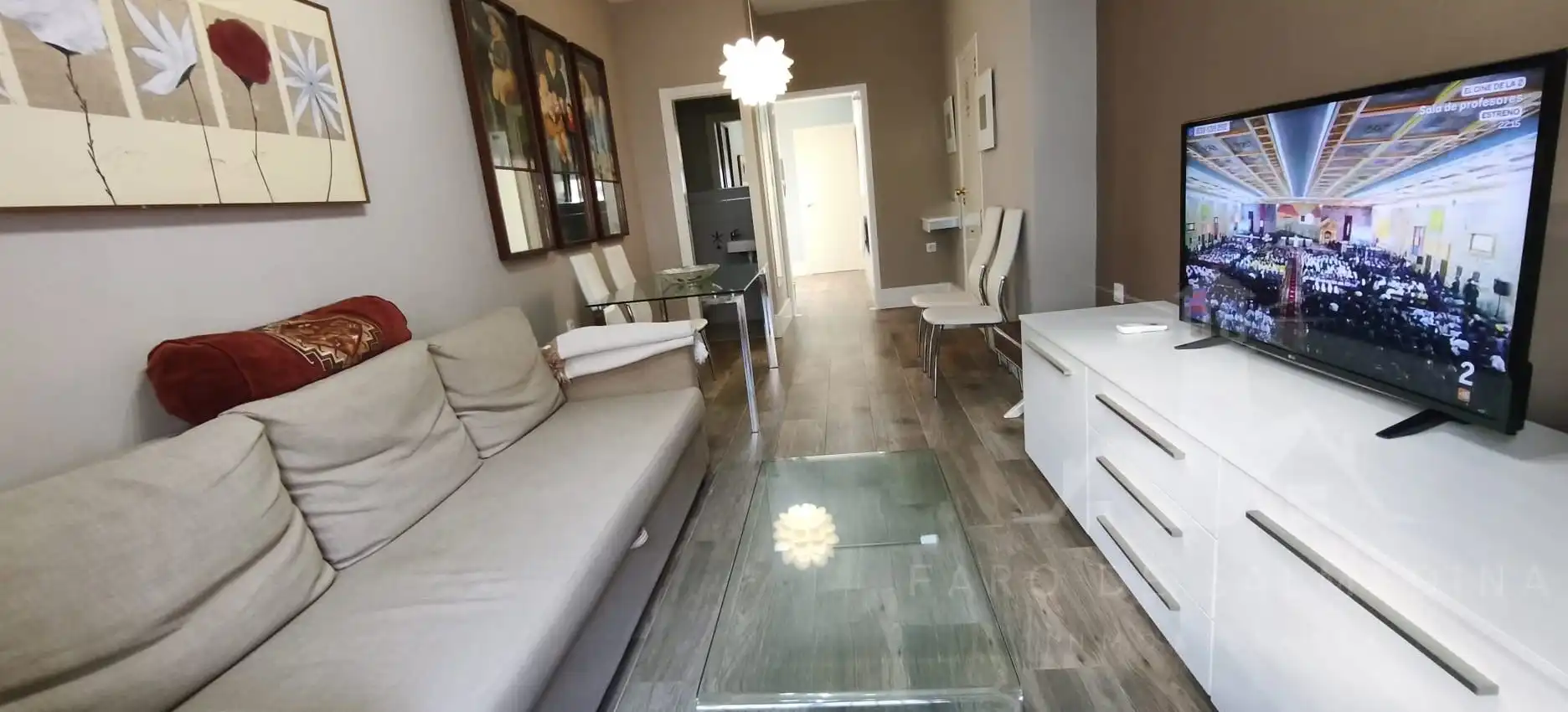 Sala d'estar de Apartament en venda en Chipiona amb Aire condicionat