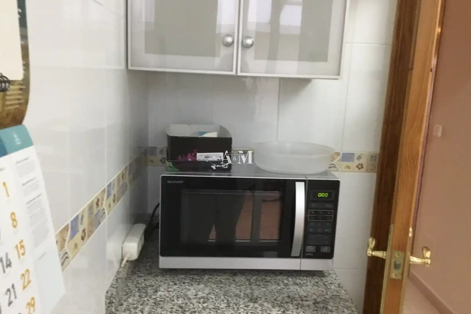 Cuina de Casa adosada de lloguer en San Javier amb Terrassa, Piscina i Moblat