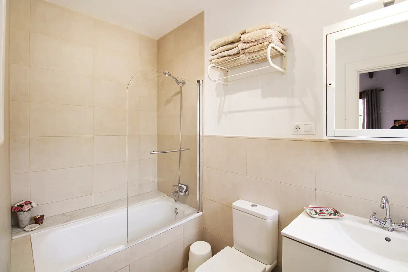 Baño de Finca rústica en venta en Mijas con Aire acondicionado, Calefacción y Jardín privado