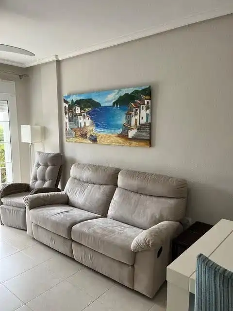 Sala d'estar de Planta baixa en venda en Los Alcázares amb Aire condicionat, Calefacció i Jardí privat