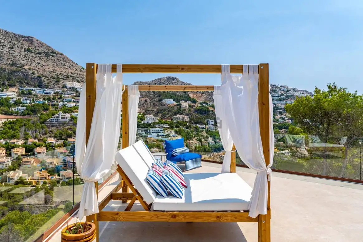 Terraza de Casa o chalet en venta en Altea con Aire acondicionado, Calefacción y Jardín privado