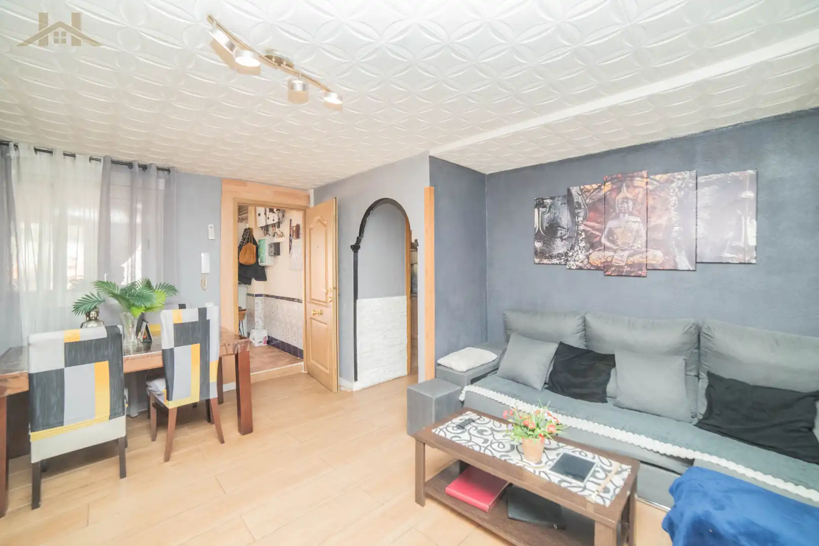 Living room of Houses for sale in Santa Cruz del Retamar  with Air Conditioner, Heating and Private garden
