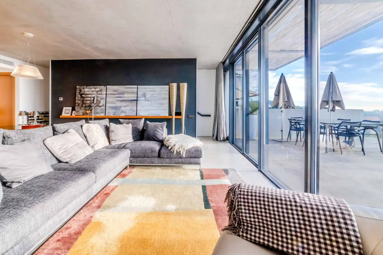 Sala de estar de Casa o chalet en venta en Sitges con Calefacción, Jardín privado y Terraza