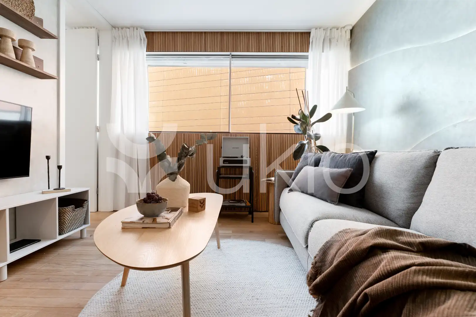 Sala d'estar de Apartament de lloguer en Madrid amb Aire condicionat, Calefacció i Moblat