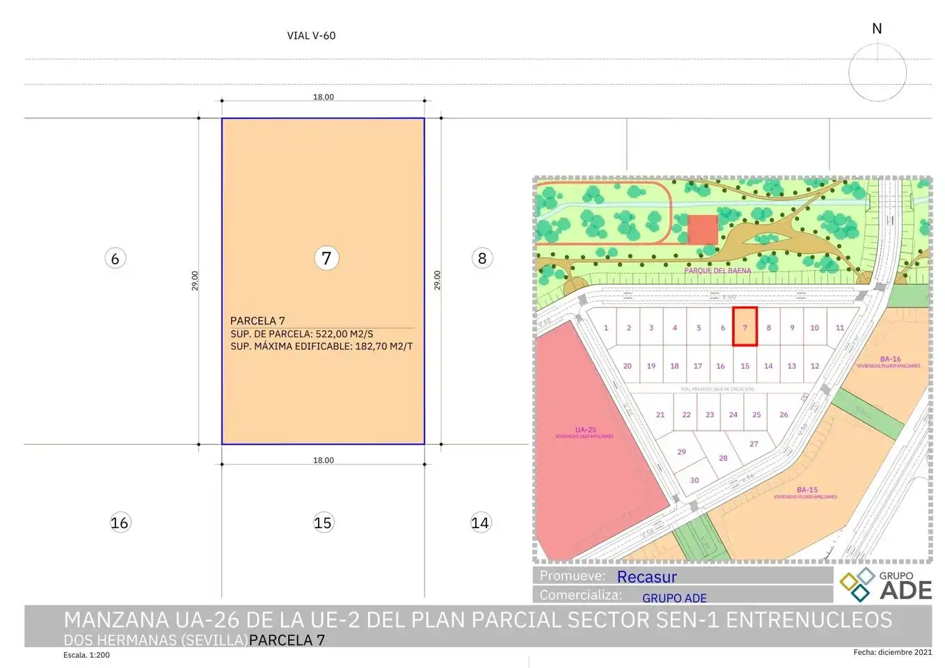 Residencial en venta en Dos Hermanas