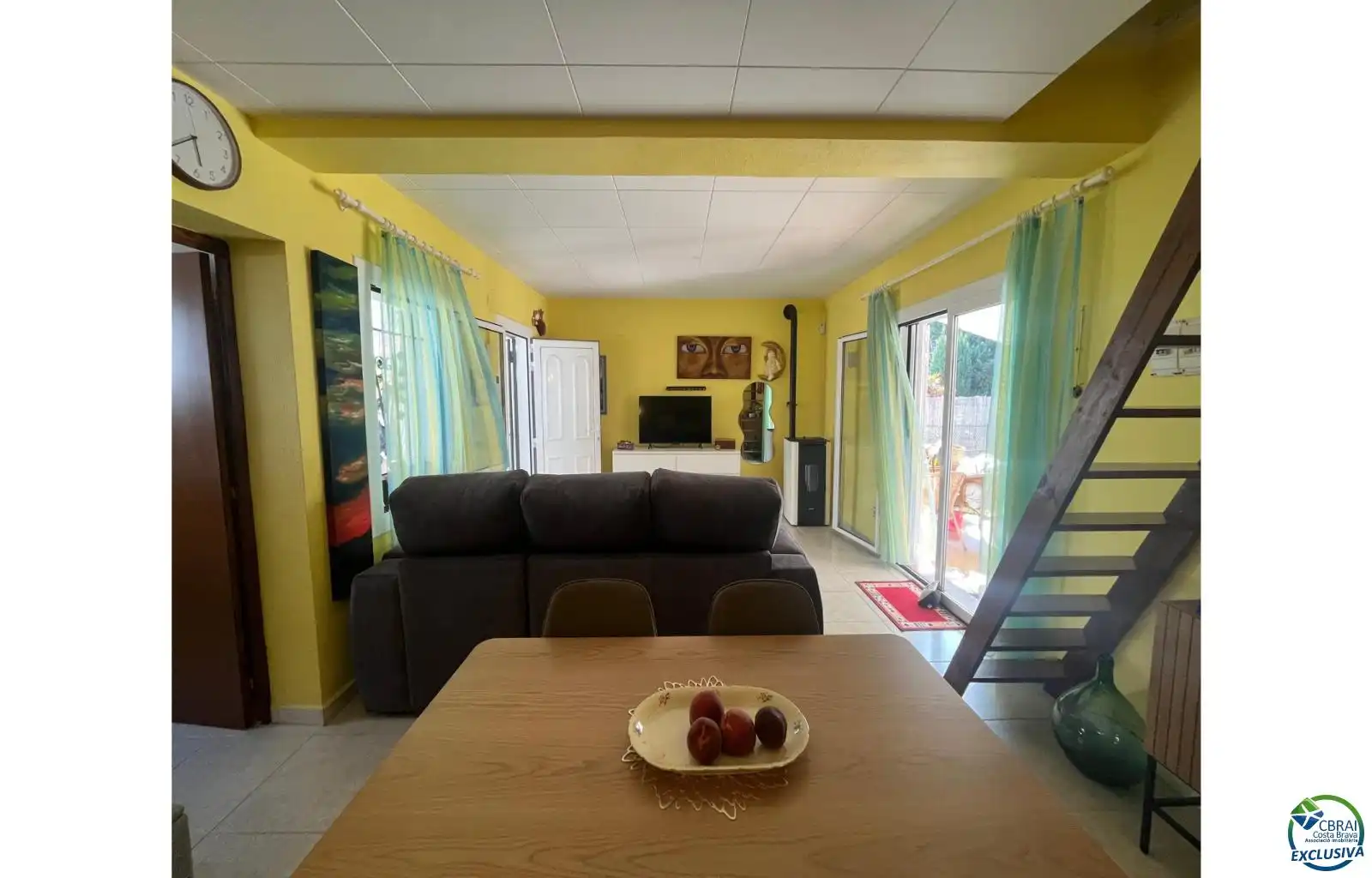 Sala d'estar de Casa o xalet en venda en Roses amb Terrassa i Moblat