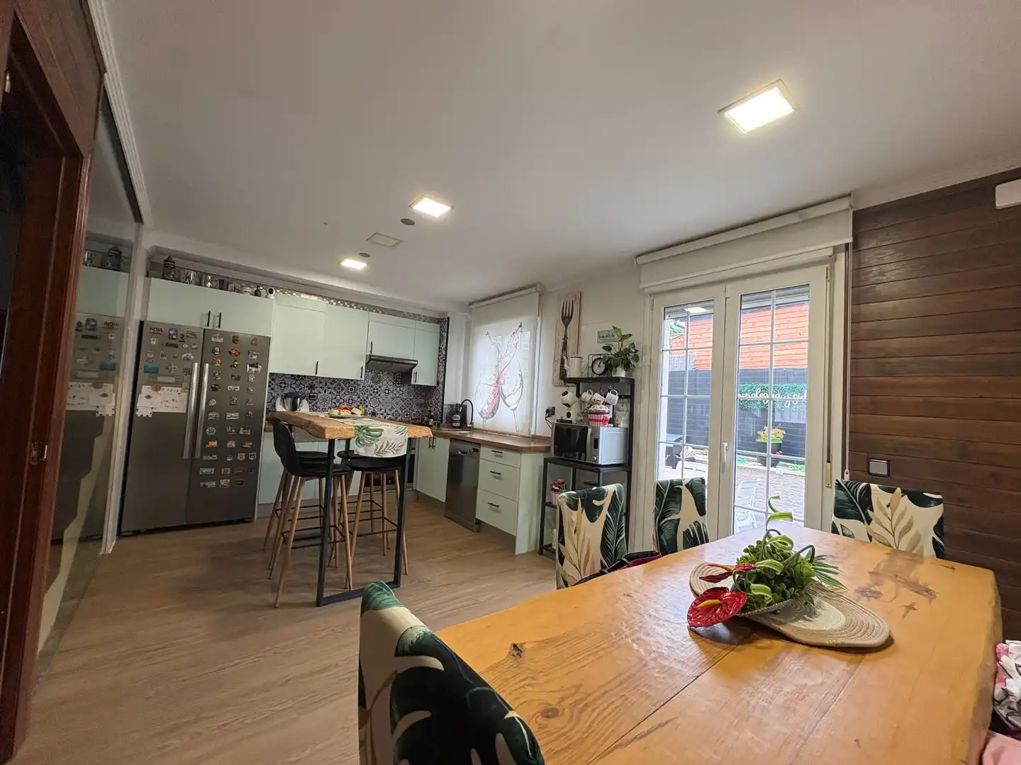 Küche von Einfamilien-Reihenhaus zum Verkauf in Carreño mit Heizung, Parkett und Terrasse