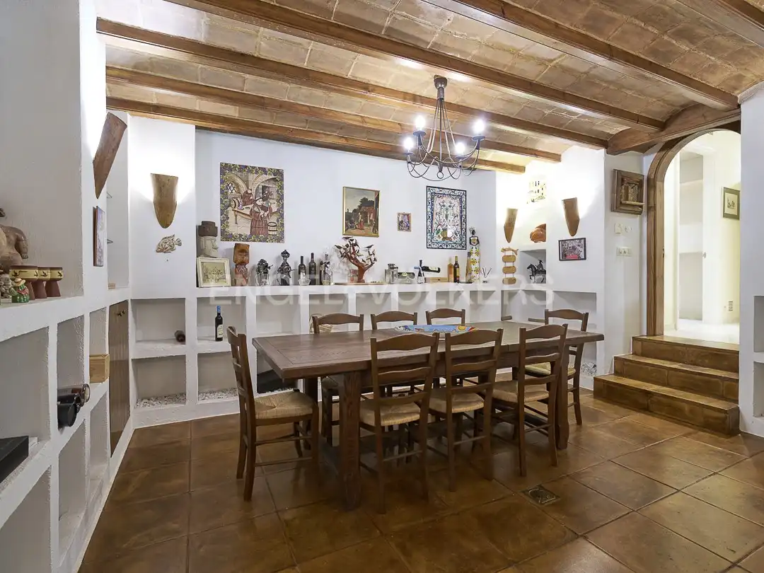Dining room of Country homes for sale in Sitges  with Air Conditioner, Heating and Private garden