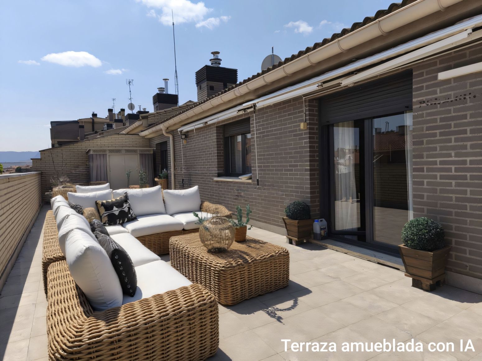 Terrace of Attic for sale in Lardero  with Air Conditioner, Heating and Parquet flooring