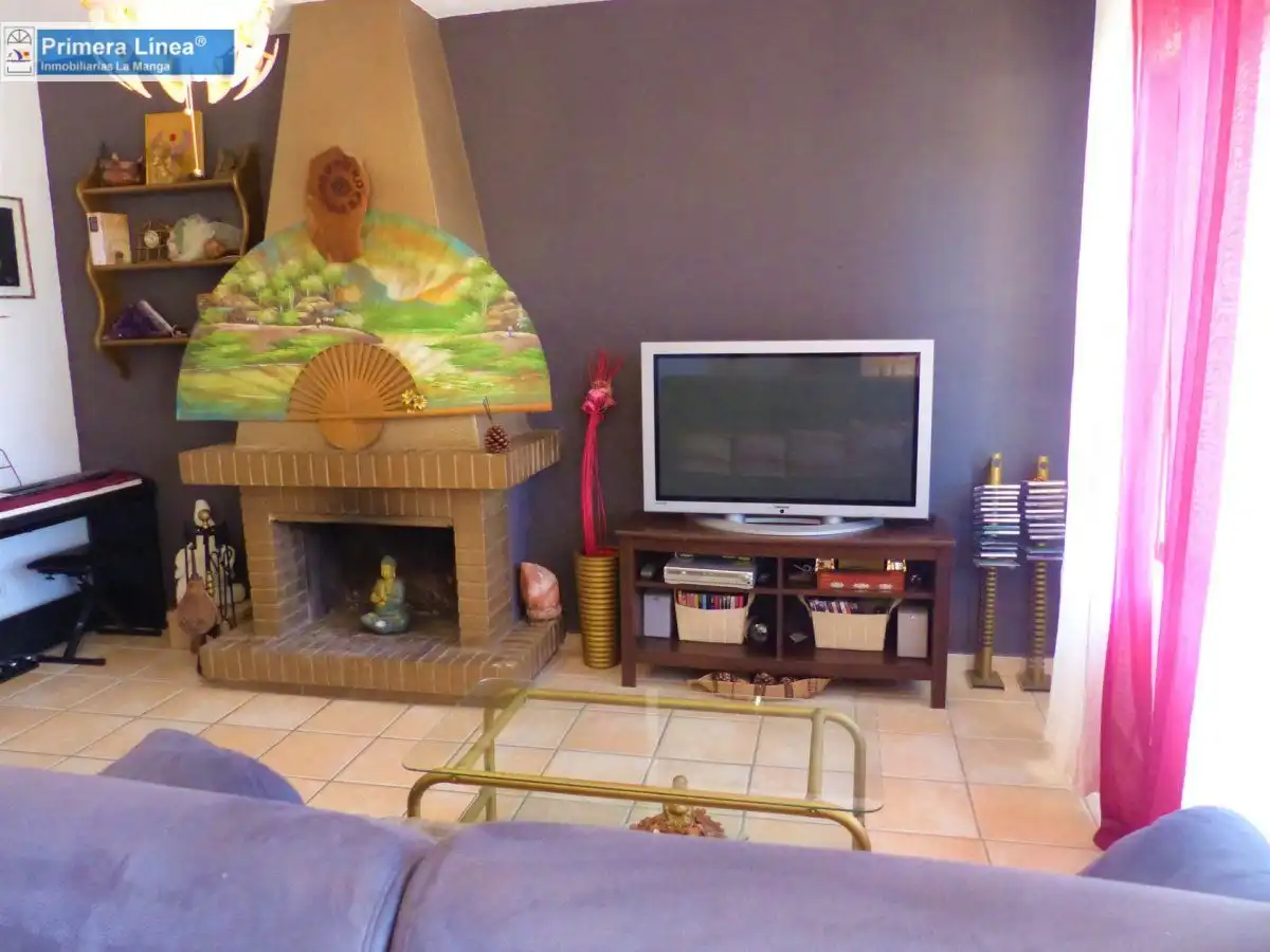 Sala de estar de Casa adosada en venta en Cartagena con Jardín privado, Trastero y Amueblado