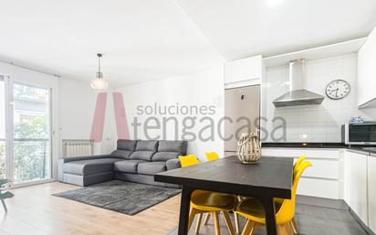 Sala d'estar de Pis de lloguer en  Madrid Capital amb Aire condicionat, Calefacció i Moblat