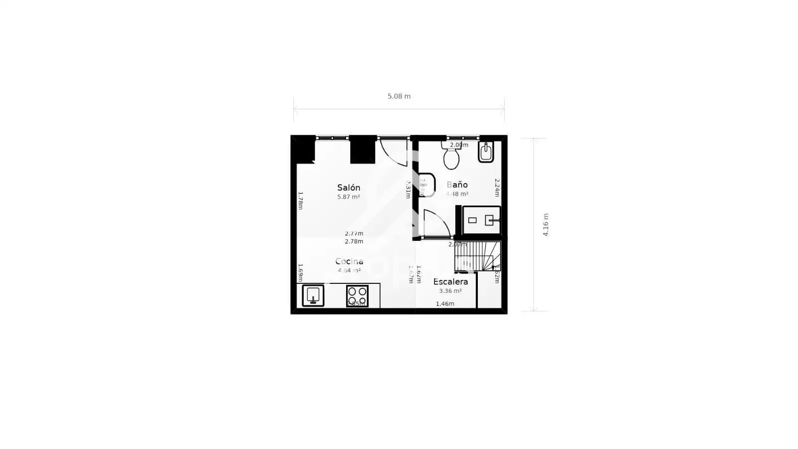 Einfamilien-Reihenhaus zum Verkauf in Cangas de Onís mit Heizung und Terrasse