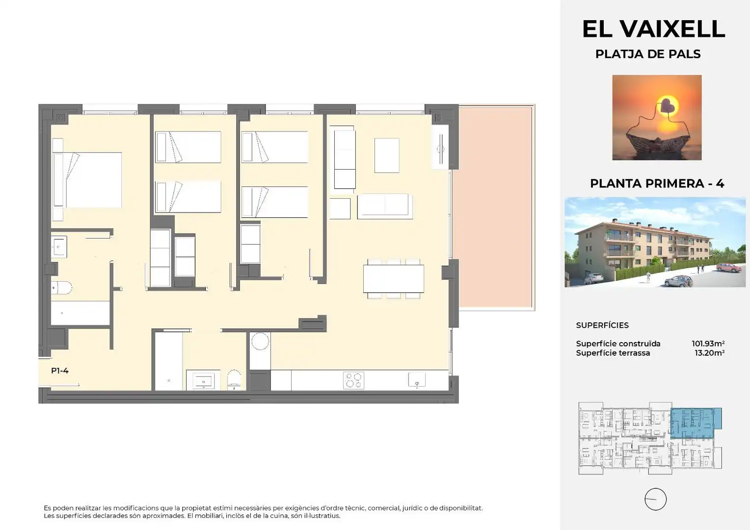 Wohnung zum Verkauf in Pals mit Klimaanlage, Terrasse und Schwimmbad