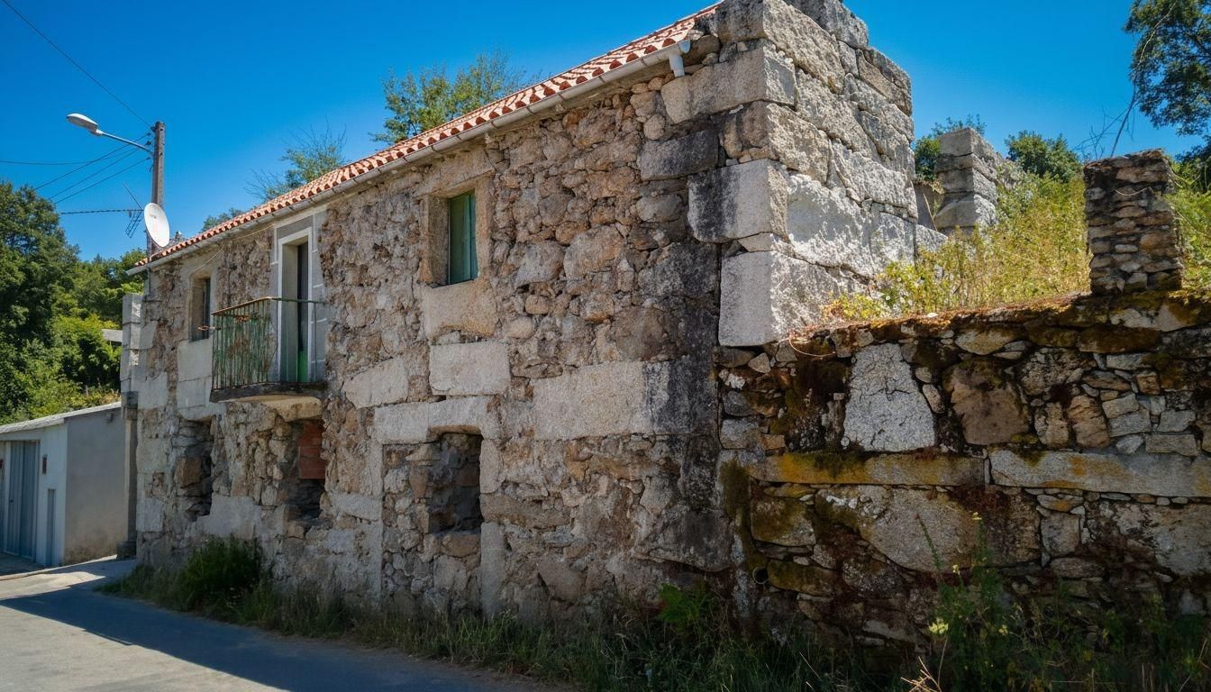 Exterior view of House or chalet for sale in Muíños