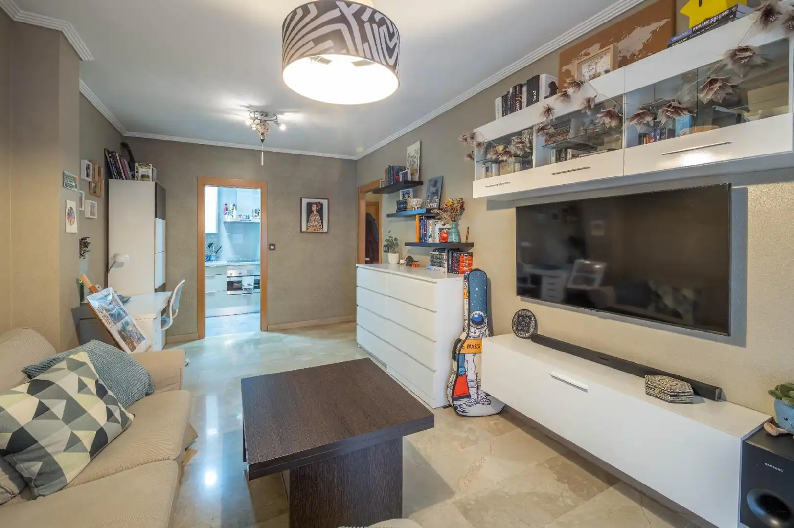 Wohnzimmer von Wohnungen zum Verkauf in Armilla mit Terrasse und Balkon