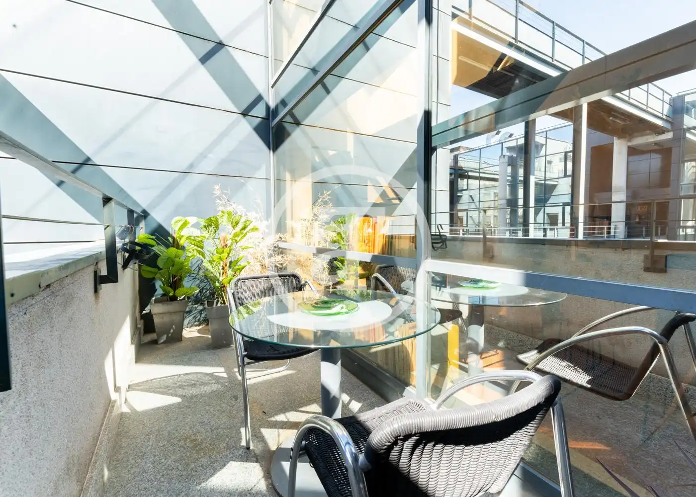 Terrace of Duplexes for rent in Madrid  with Air Conditioner, Heating and Furnished