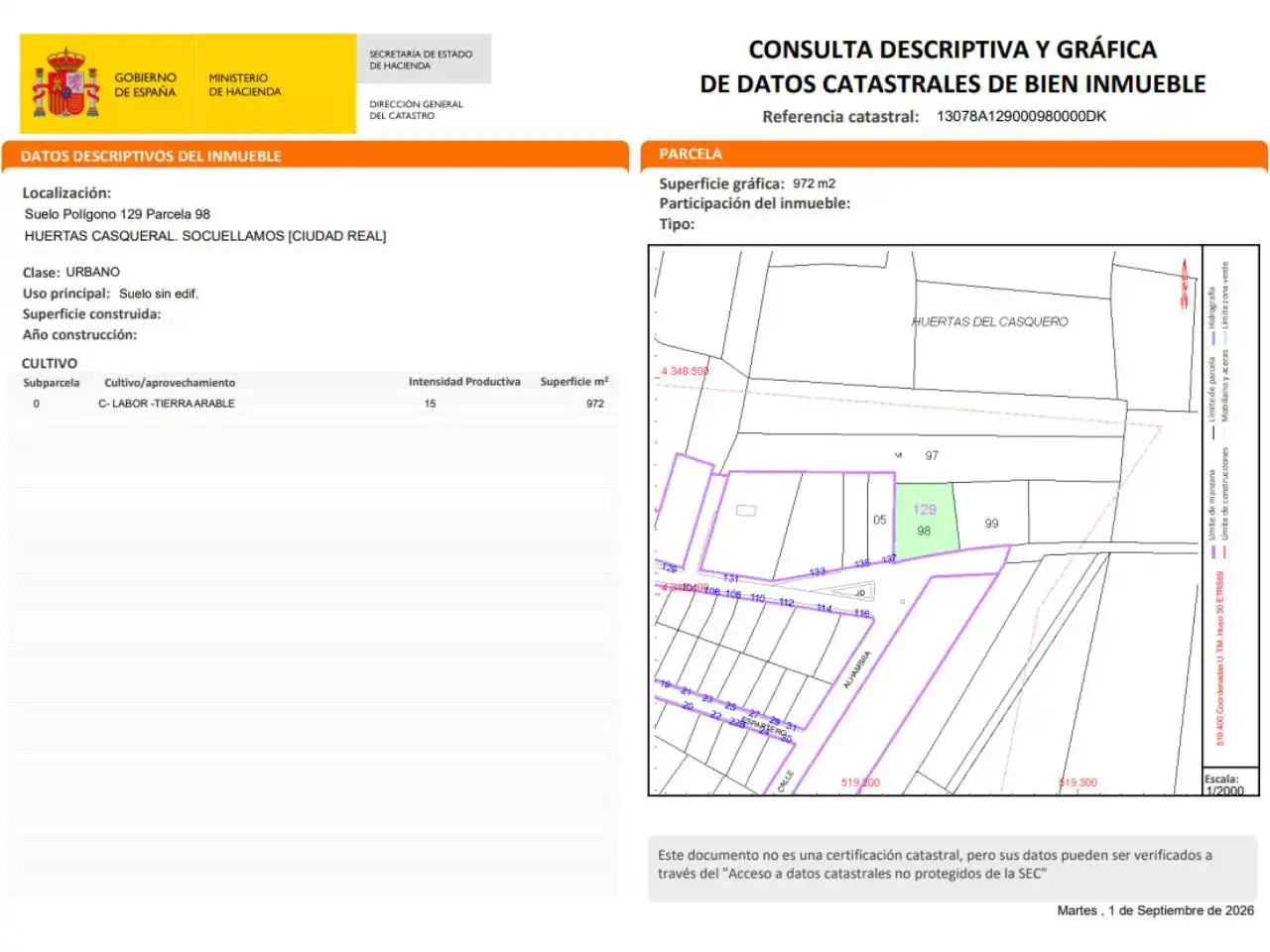 Terreny rústic en venda a Socuéllamos, imagen 7
