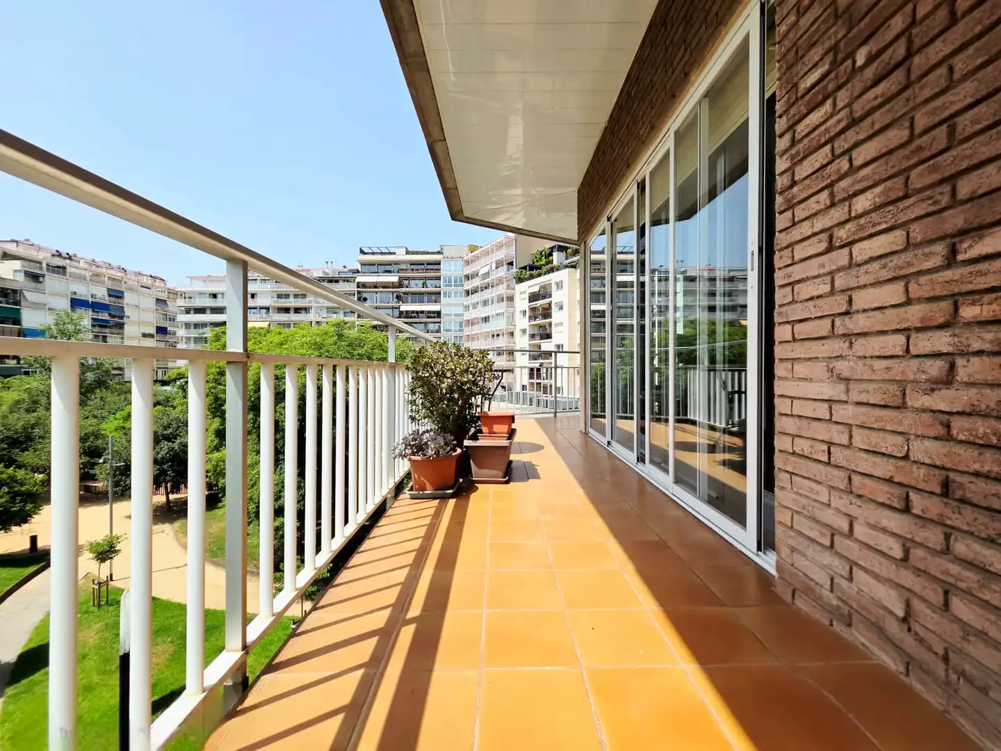 Balcony of Flat for sale in Barcelona  with Air Conditioner, Heating and Terrace