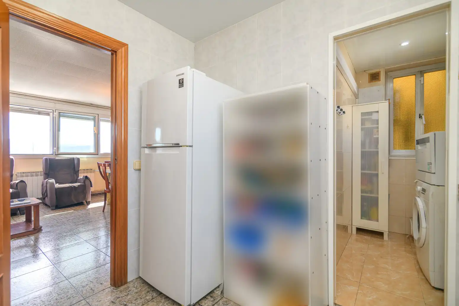 Kitchen of Flat for sale in Cornellà de Llobregat  with Air Conditioner, Heating and Storage room