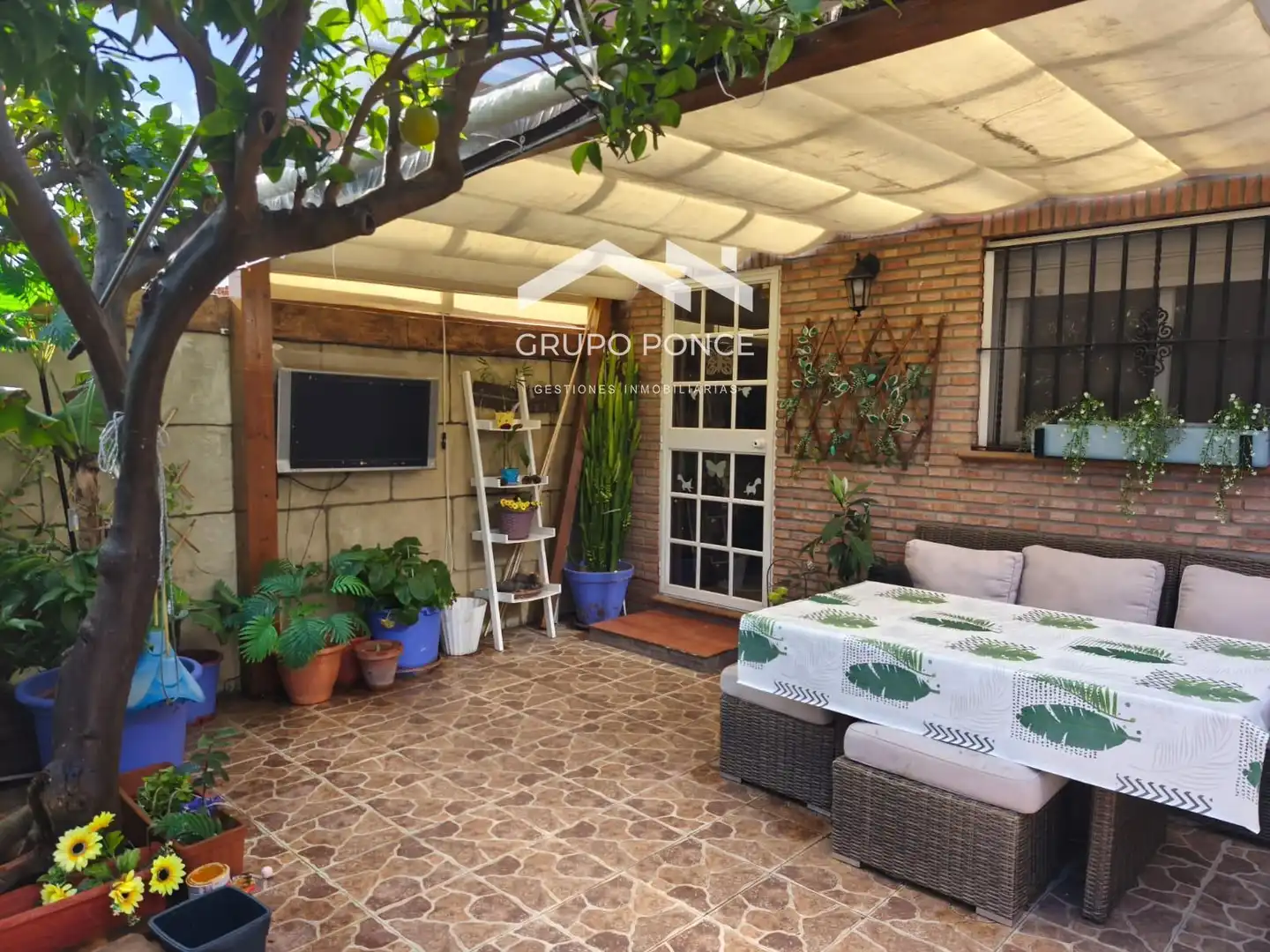 Garden of Single-family semi-detached for sale in Jerez de la Frontera  with Air Conditioner