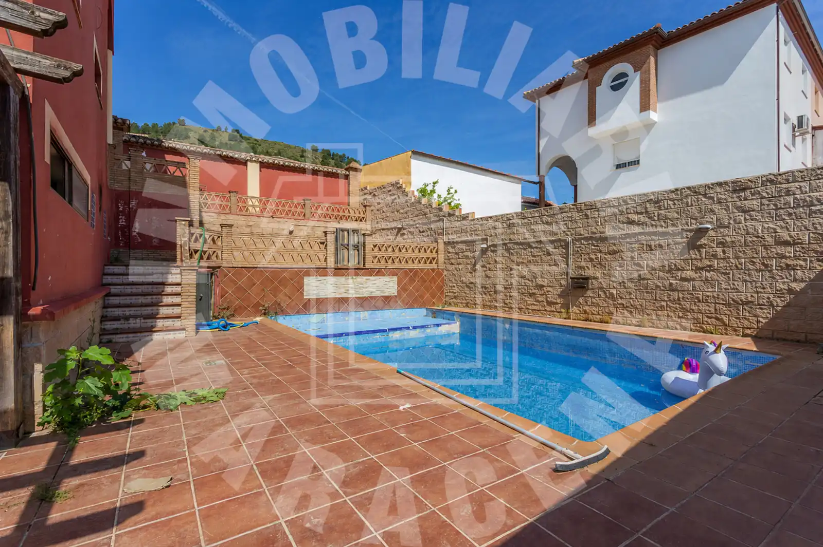 Piscina de Casa adosada en venta en Albolote con Terraza, Trastero y Piscina